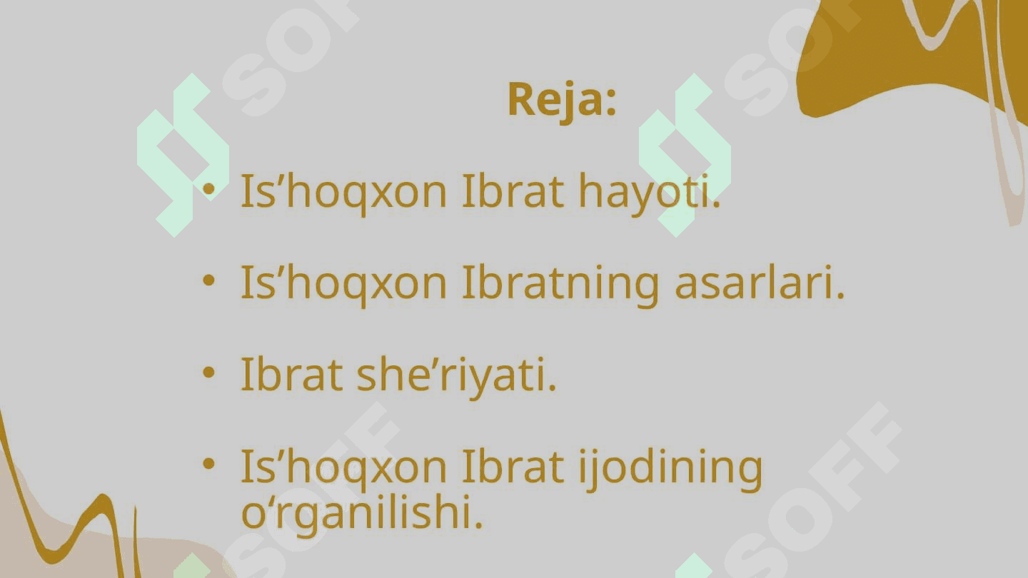 Is'hoqxon Ibrat hayoti va ijodi 2