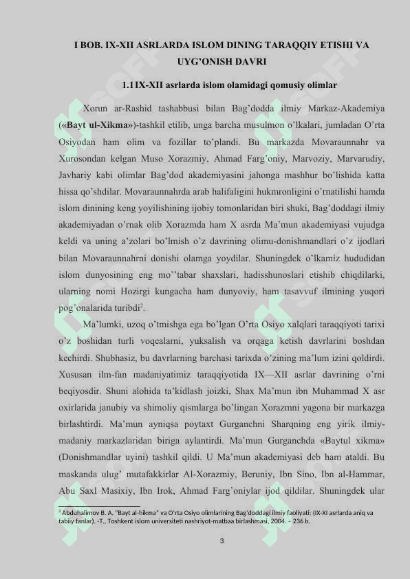 IX-XII asrlarda islom dini va sufiylik 3