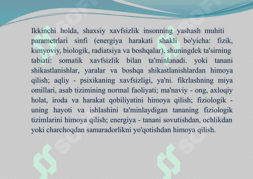 SHAXSNING IQTISODIY XAVFSIZLIGI 4