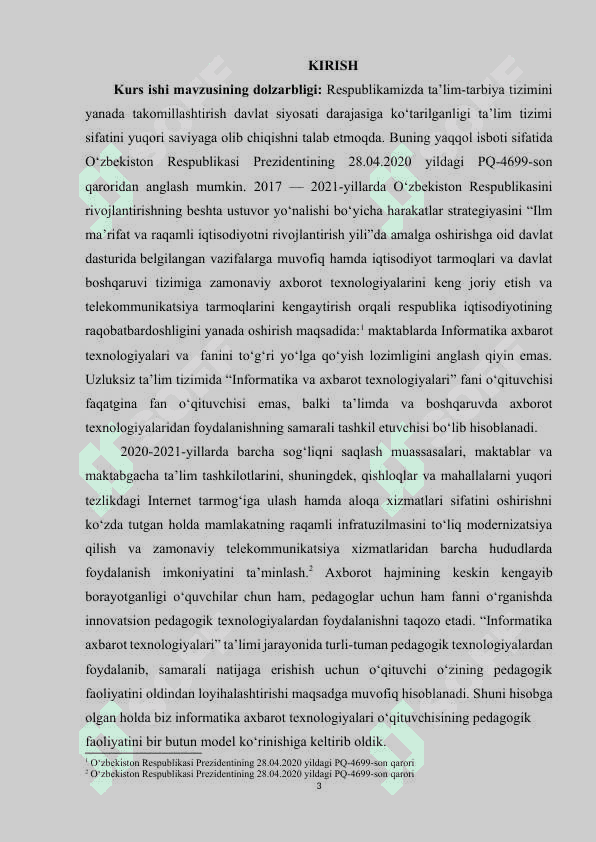 Multimediya texnologiyasi va undan o‘quv jarayonida foydalanish 3