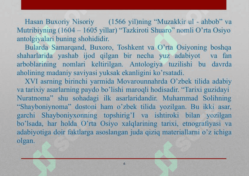 SHAYBONIYLAR DAVRIDA IJTIMOIY-IQTISODIY VA MADANIY TARAQQIYOT 7