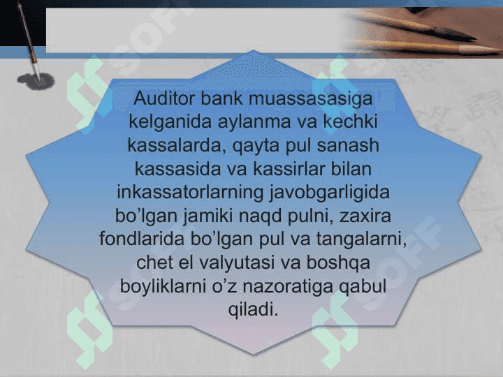 Naqd pul va kassa operatsiyalarining auditi 3