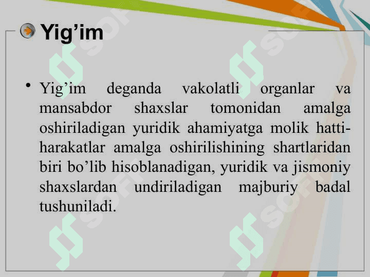 O‘zbekiston Respublikasining soliq tizimiga umumiy tavsif. 5