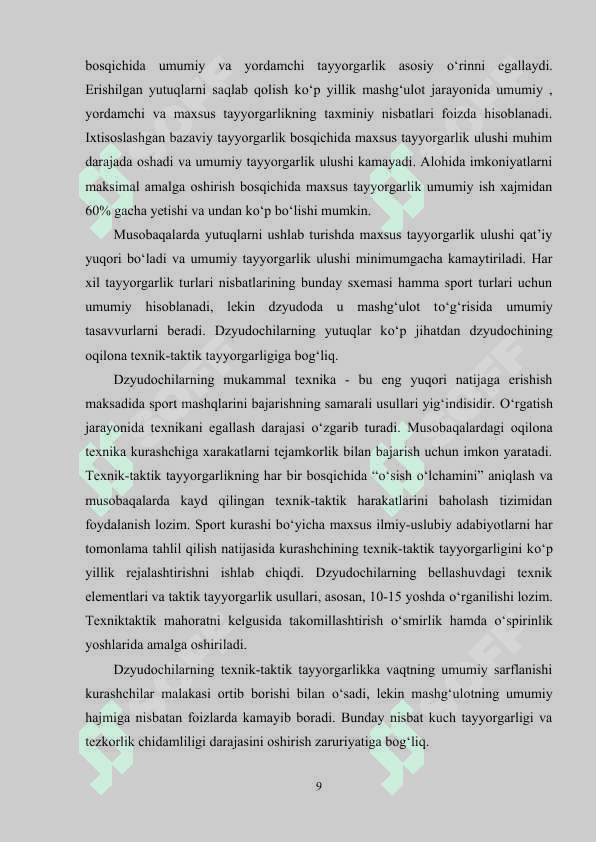 DZYUDODA MUSOBOQALAR TASHKIL QILISH VA O'TKAZISH 8