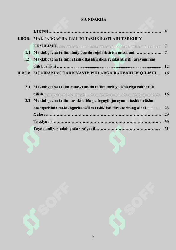Mudiraning tarbiyaviy ishlarga rahbarlik qilishi 2
