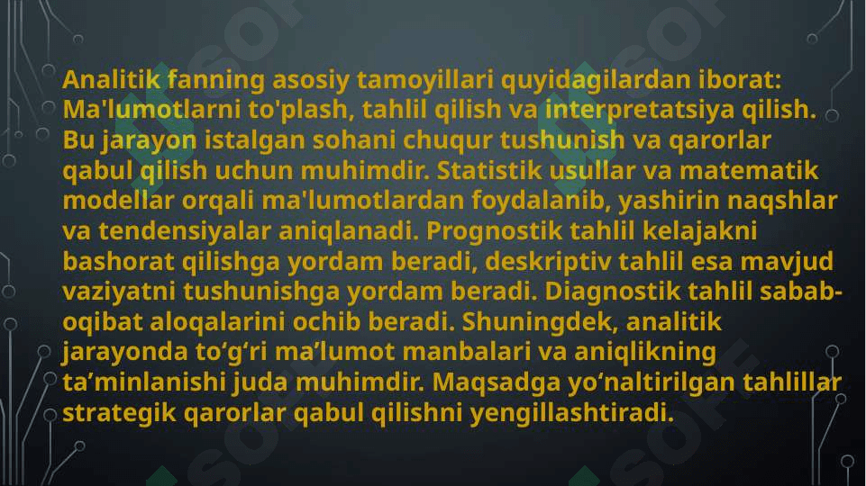 Analitik fanining texnologiyada axamiyati 3