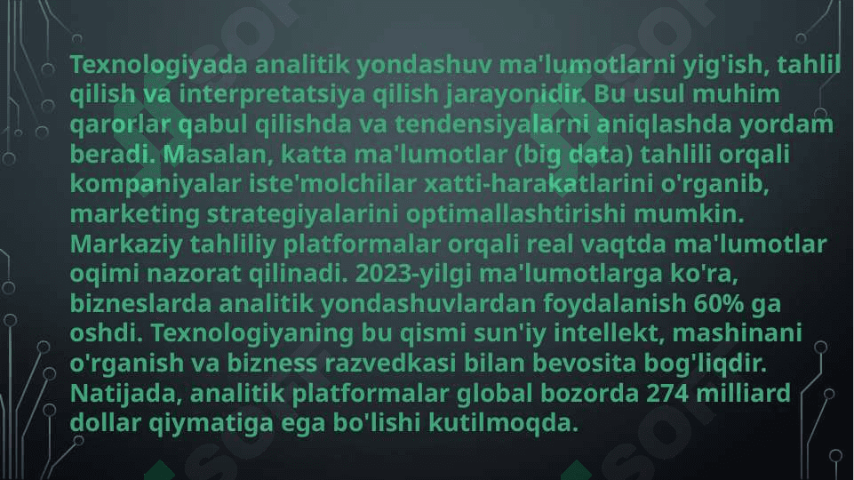 Analitik fanining texnologiyada axamiyati 4