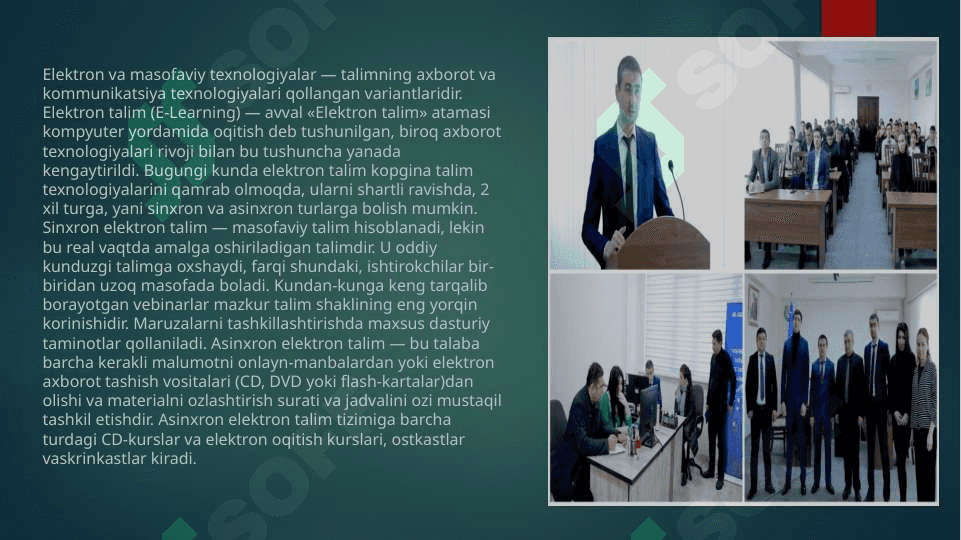 Axborot texnologiyalari; ta'limiy va nazorat qiluvchi dasturlar 4