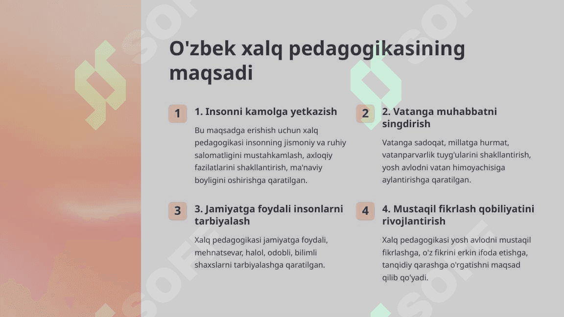 O'zbek Xalq Pedagogikasining Ijtimoiy Xususiyatlari 7