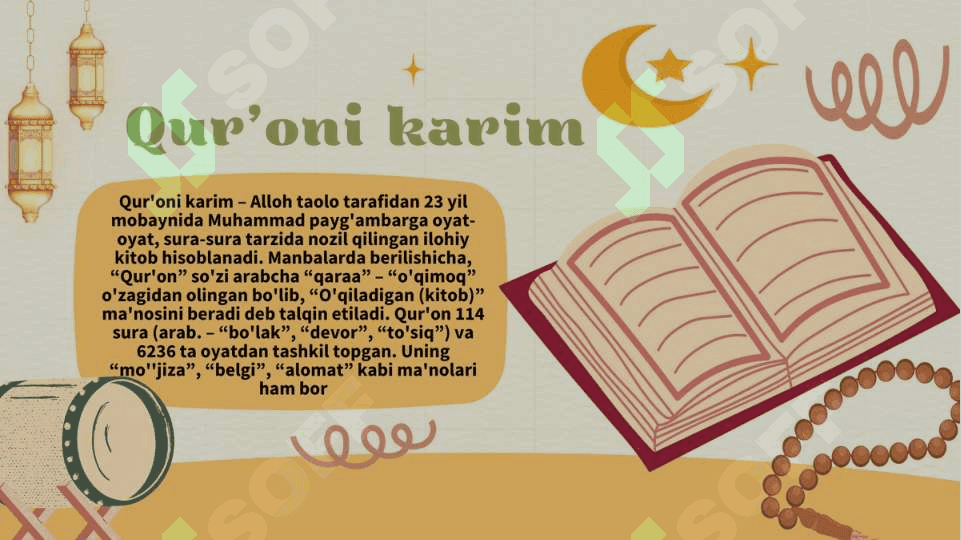 Fiqh.Hadis.Qurʼon,hadis,aqida ilmlarining shakllanish tarixi 4