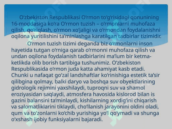 O‘rmon resurslari 3