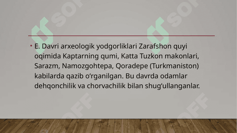 Eneolit davri va uni oʻrganilishi 4