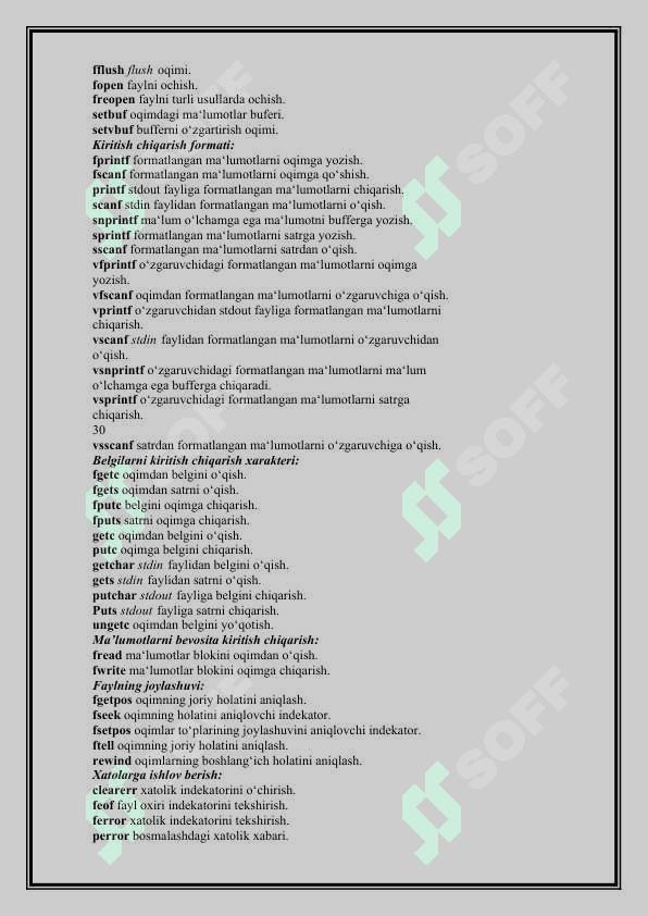 C++ dasturlash tilining standart kutbxonalari 3