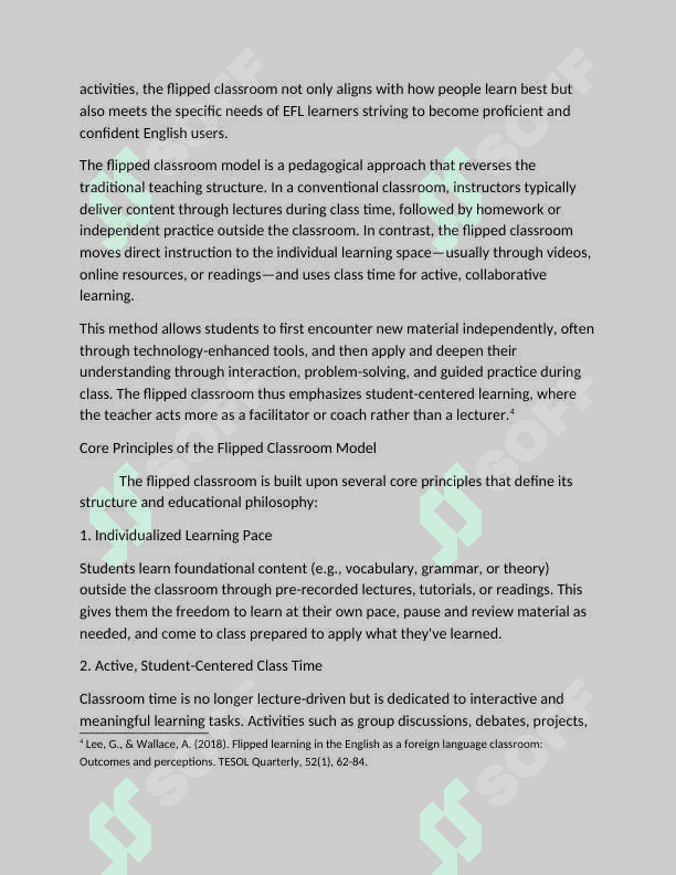 Theoretical foundations of flipped classroom methodology 8