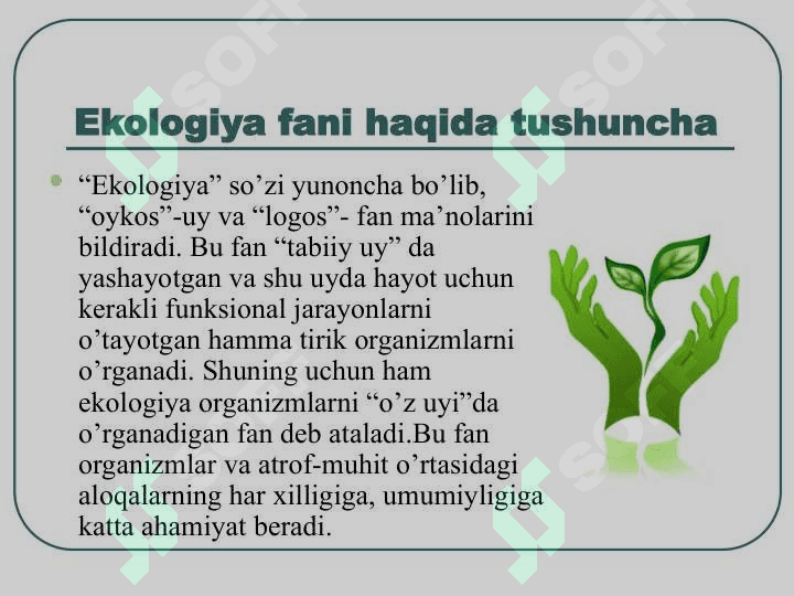 EKOLOGIYA 2