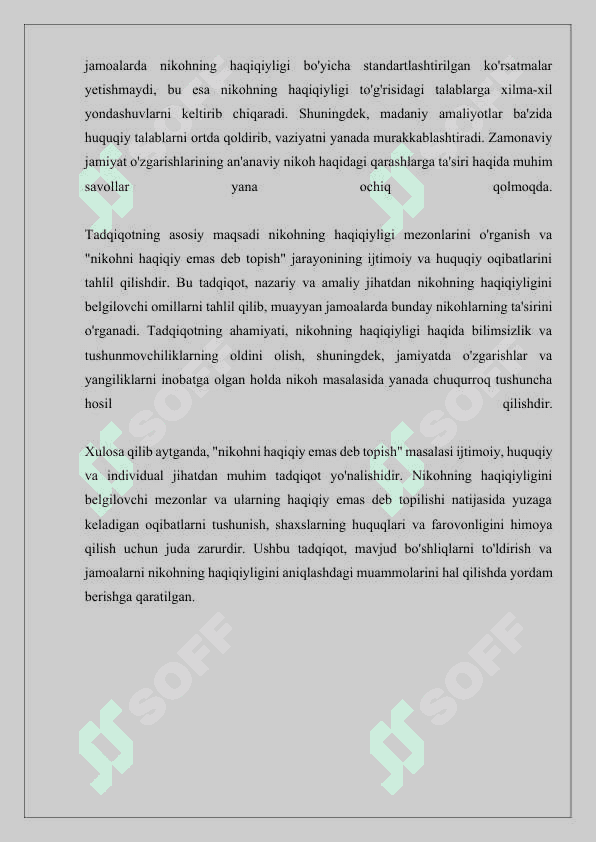 NIKOHNI HAQIQIY EMAS DEB TOPISH 3