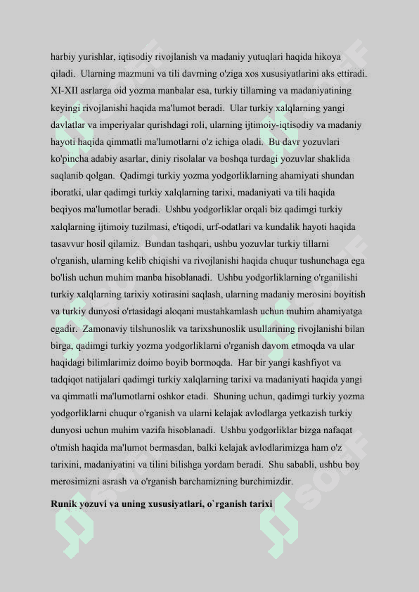Qadimgi turkiy yozma yodgorliklarning xronologiyasi va ularning ahamiyati 3