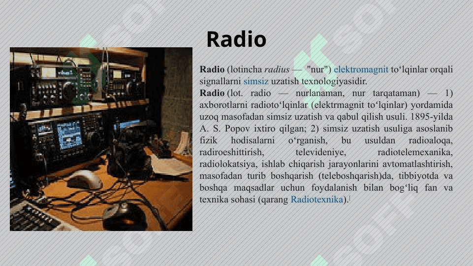 Radio va televedeniya-tezkor va ommaviy axborot vositasi sifatida 2