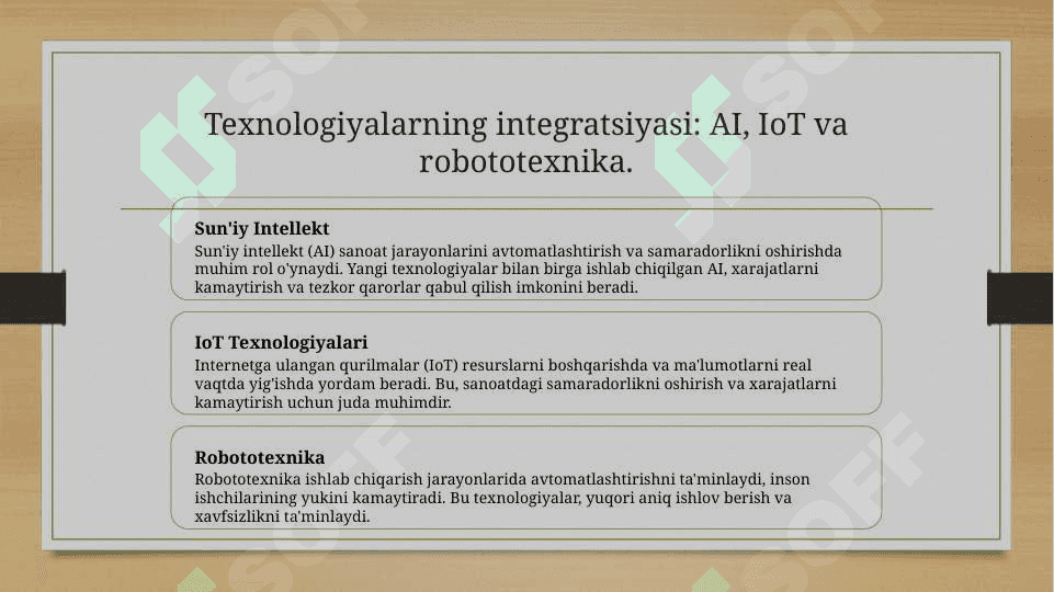 To rtinchi sanoat inqilobi va raqamli transformatsasi 5