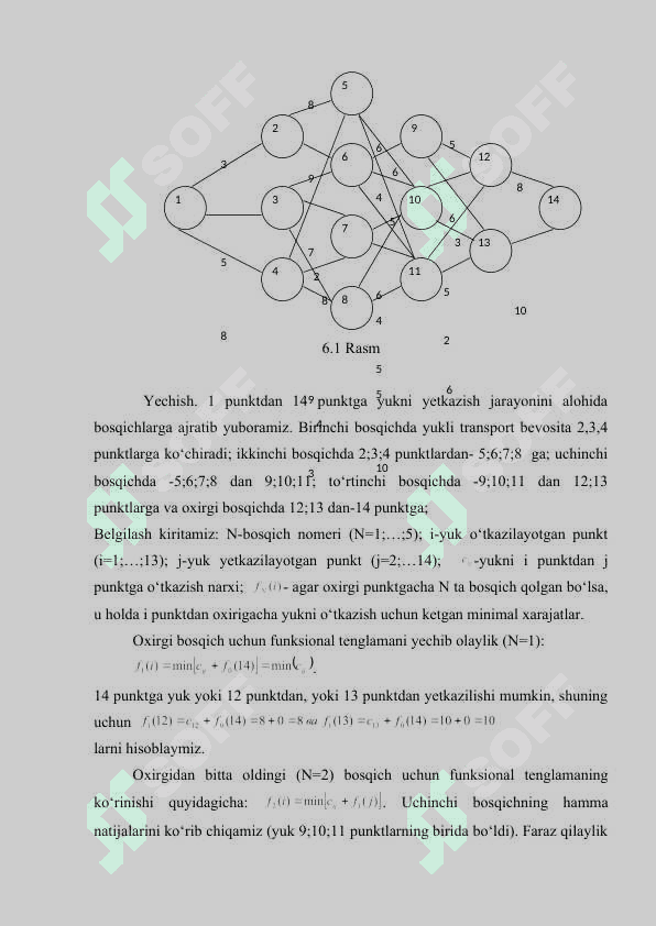 Dinamik programmalashtirish. Uskunalarni ta'mirlash va yangilash masalasini yechish. Kapital mablag'larni optimal taqsimlash masalasi. 5