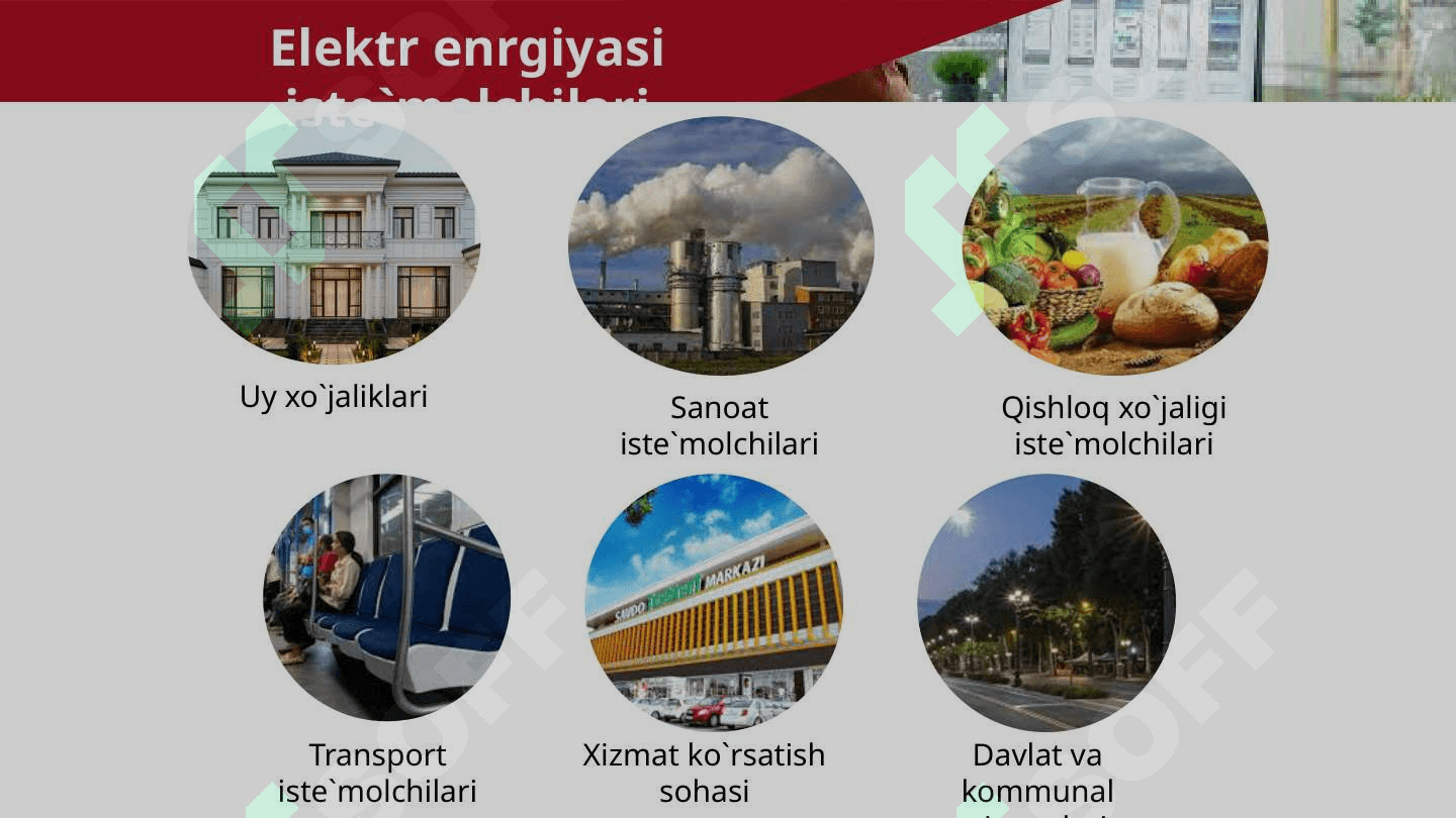 Elektr energiani iste`molchilari 3