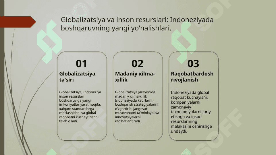 Indoneziya Inson resurslarini boshqarish 8
