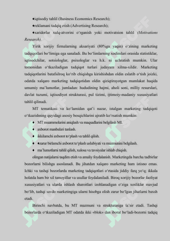 Xalqaro marketingda madaniy farqlar va ularning axamiyati 7