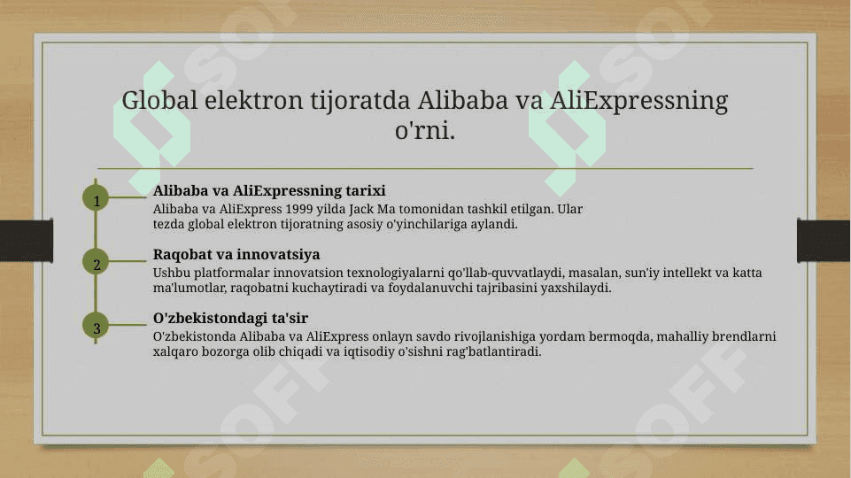 Ali bobo raqamli iqtisodiyotida global elektron tijorat lideri sifatida 5