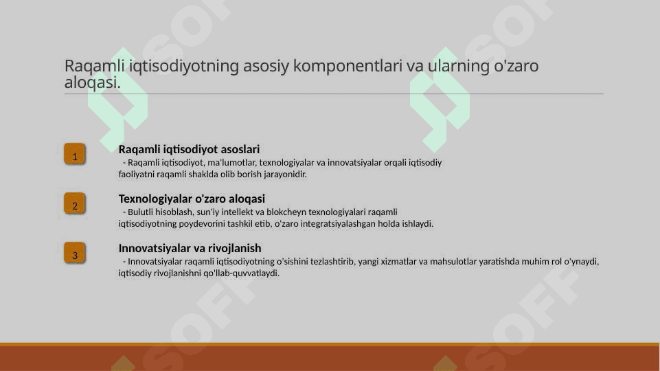 Raqamli iqtisodiyotning hozirgi holati va kelajak texnalogiyalari 3
