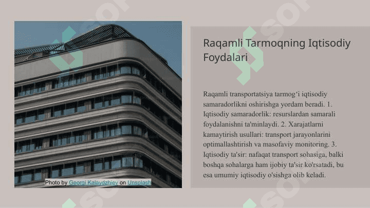 Raqamli transportatsiya tarmogʻi 6