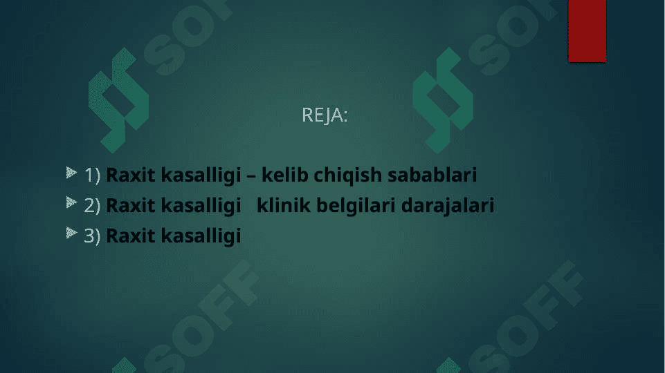 Raxitsimon kasalliklar 2