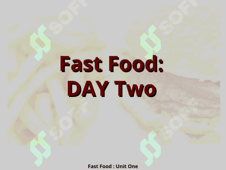 Fast Food 6
