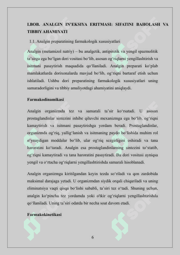 ANALGIN IN’EKSIYA ERITMASI 6