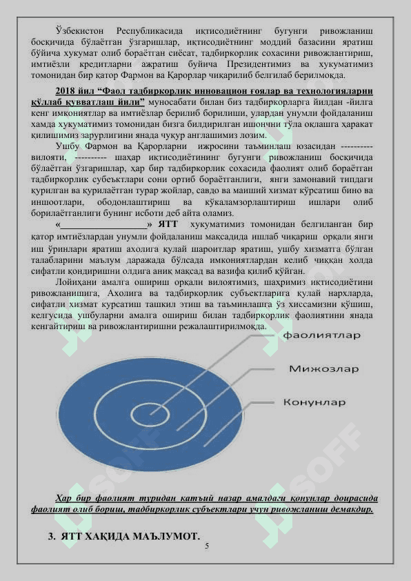 бизнес-режа  АВТОМОБИЛЛАРНИ ТАЪМИРЛАШ 5