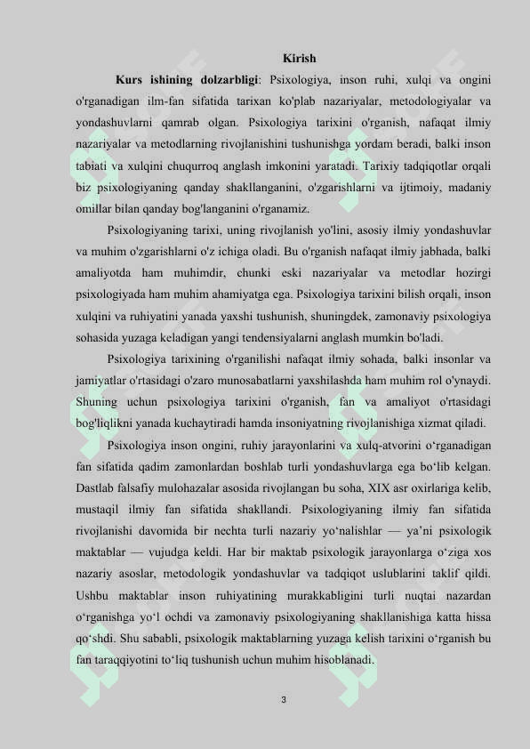 PSIXOLOGIK MAKTABLARNING YUZAGA KELISH TARIXI 2