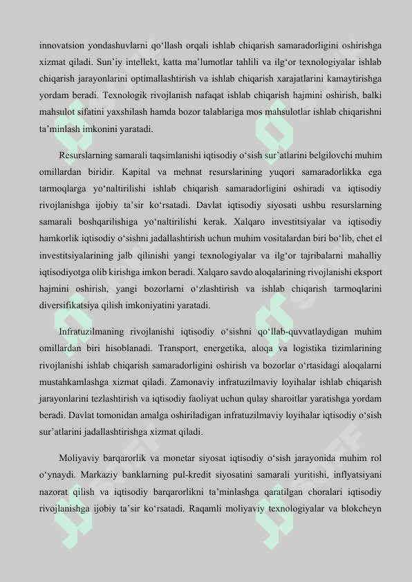 Makroiqtisodiy ishlab chiqarish funksiyalari asosida respublikada barqaror iqtisodiy oʻsishni modellashtirish 7
