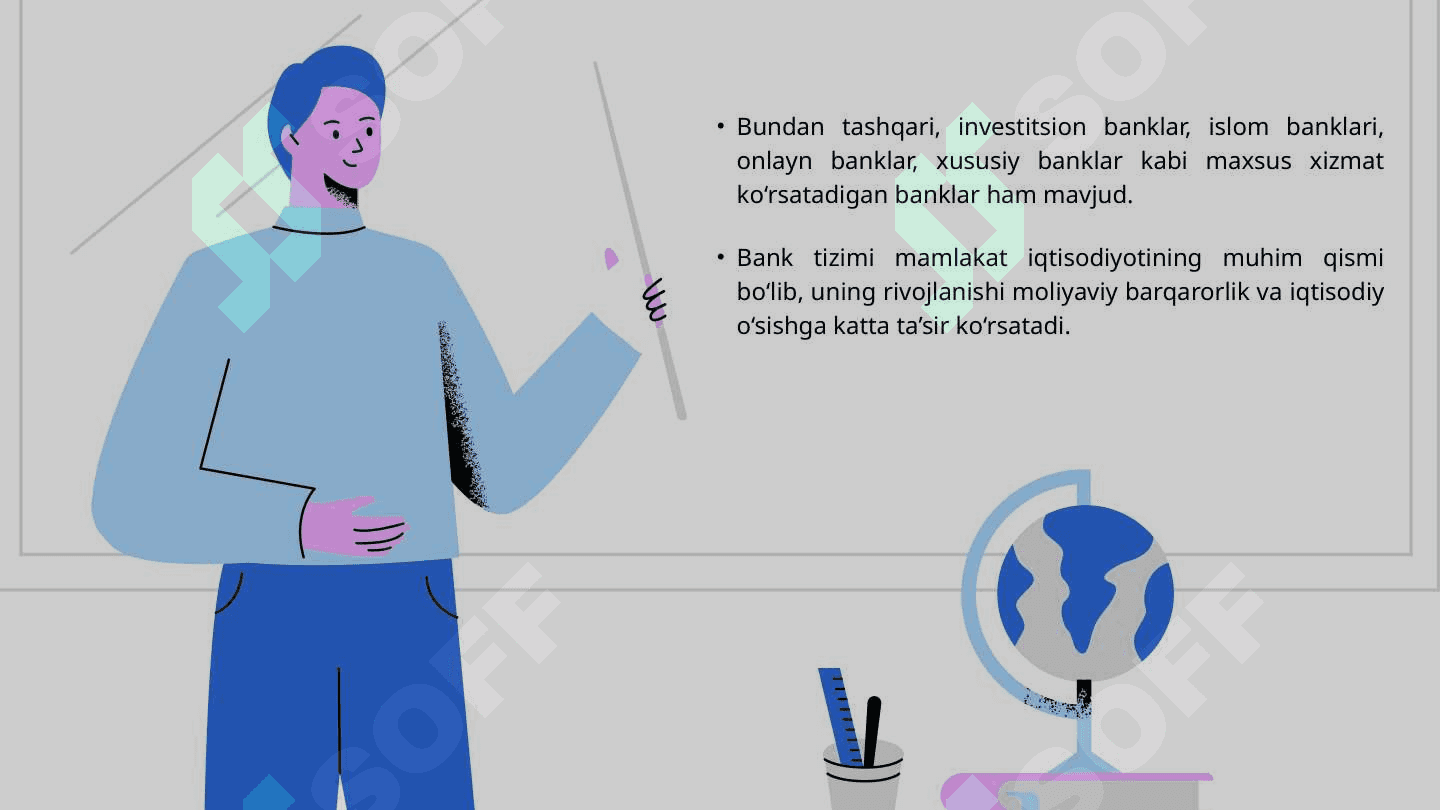 Banklarning kelib chiqishi va bank tizimi 8