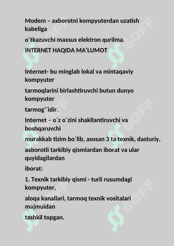Internet tarmog‘ida ishlash. Ijtimoiy tarmoqlarda ishlash etikasi 6