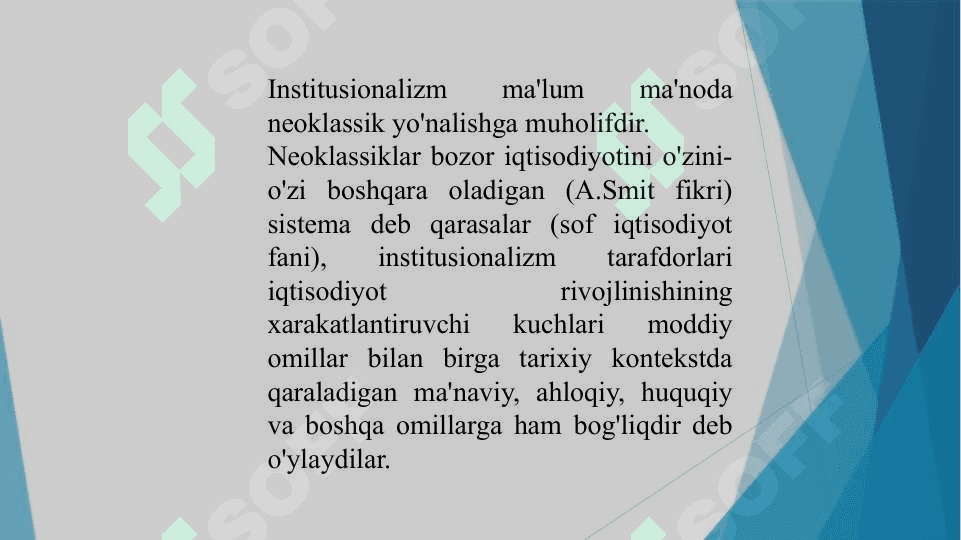 Institutsionalizm 6