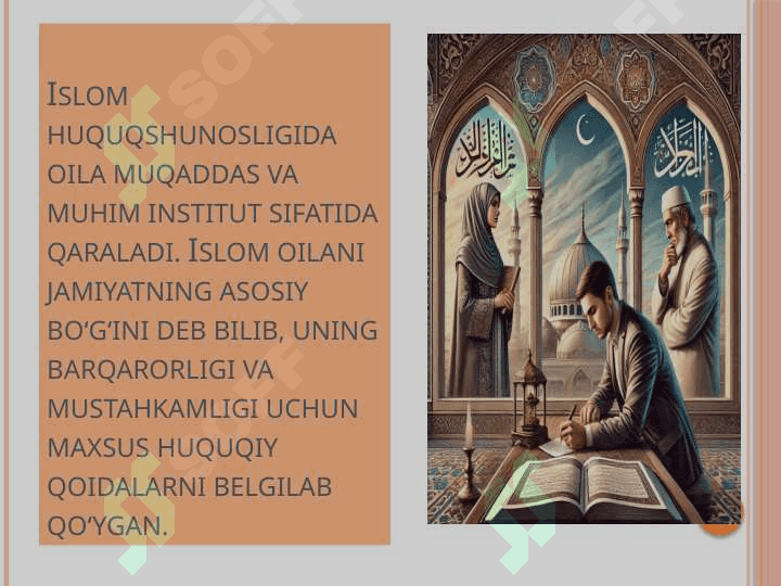 Islom huquqshunosligida oilanikoh taloq, idda, zihor tushunchalari 3