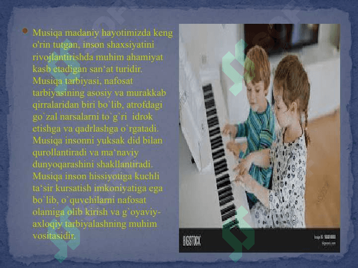 Musiqiy faoliyat turlari orqali bola ijodkorligini rivojlantirish 6