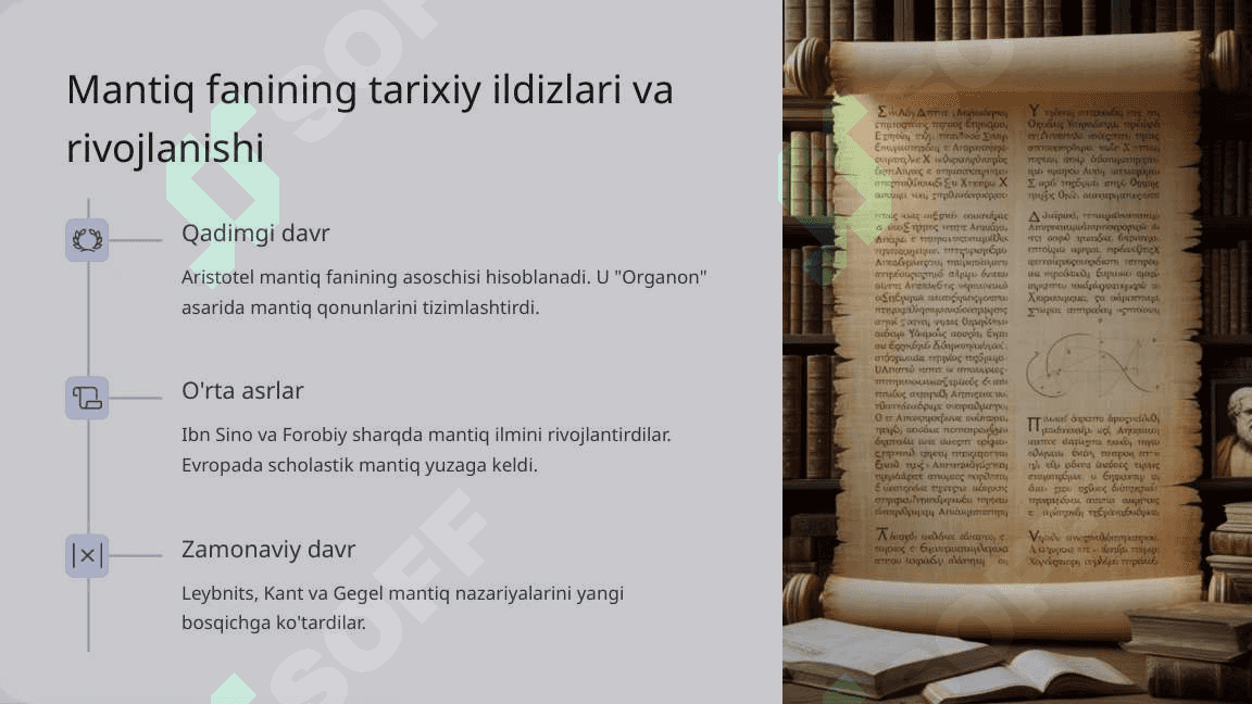 Falsafada Mantiq. Fikrlash san'atining tahlili 3