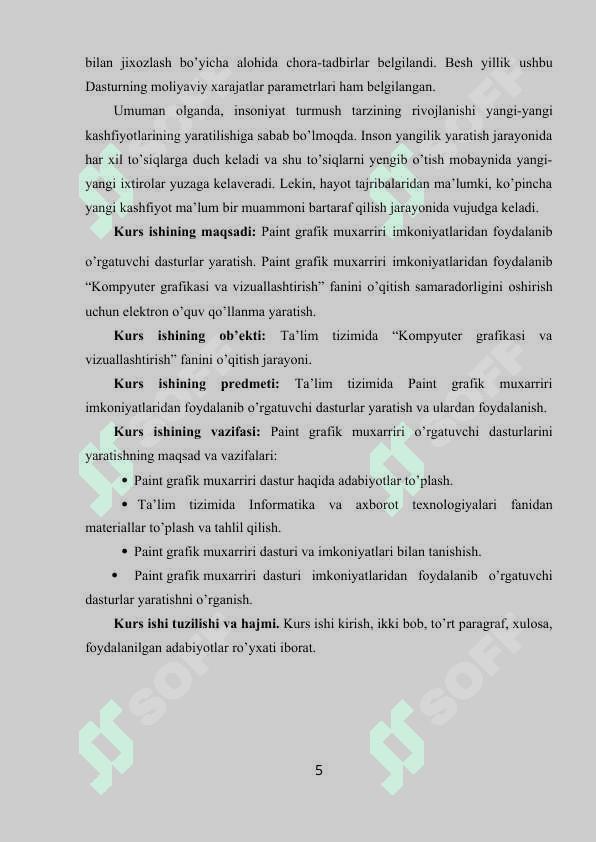 Paint grafik muxarriri va uning imkoniyatlaridan samarali foydfalanish usullari 5
