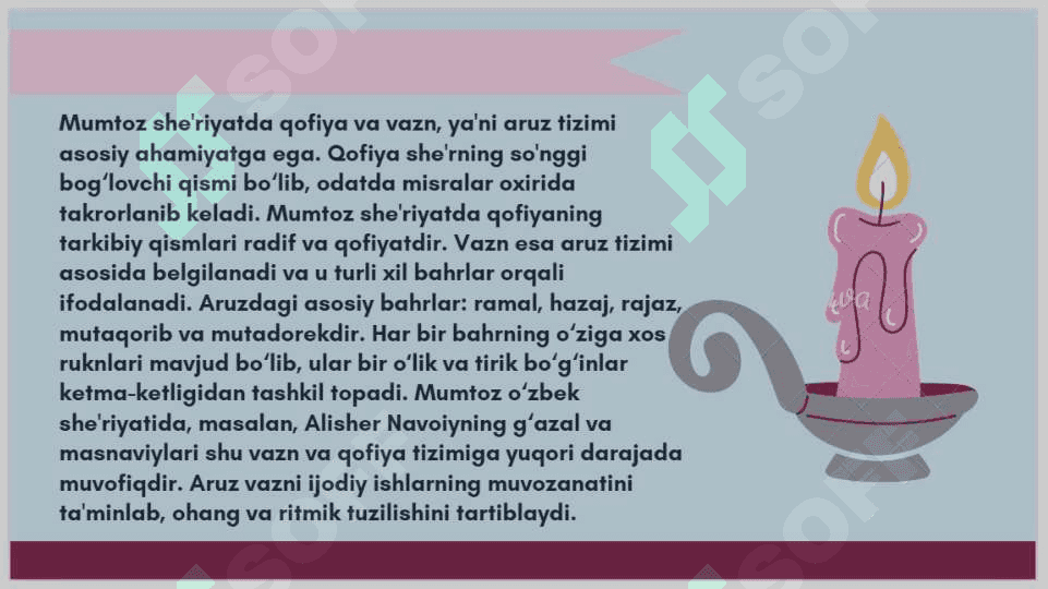 Mumtoz adabiyotda sheriy va nasriy uslub 8