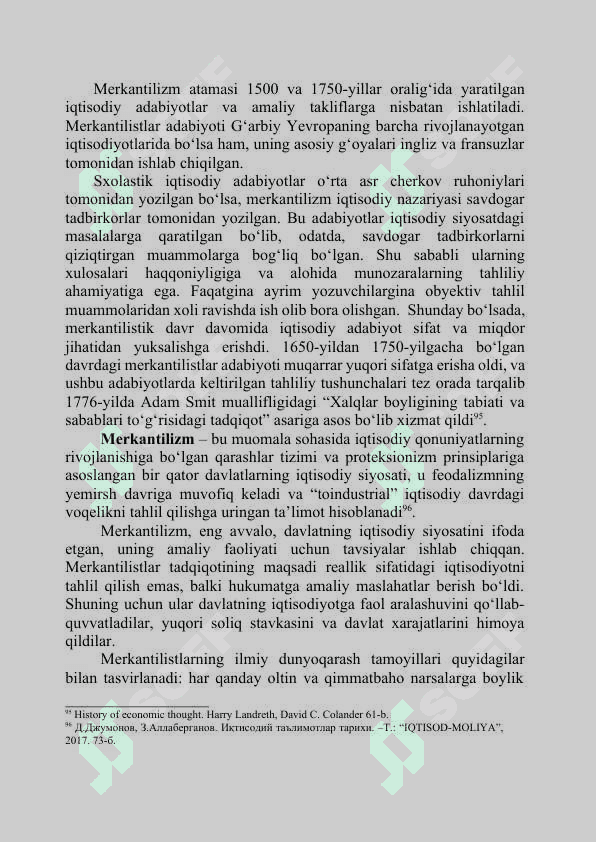 MERKANTILIZM IQTISODIY TA’LIMOTINING MOHIYATI VA AHAMIYATI 2