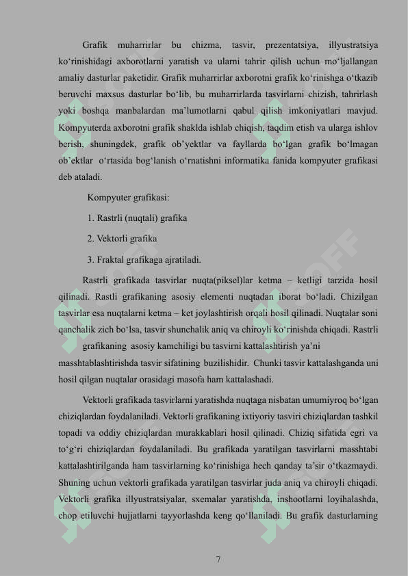 Grafik fayllarni  import va eksport qilishda CorelDraw dasturining ijobiy jihatlari 7