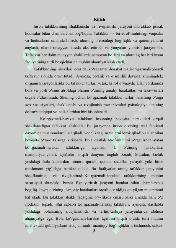 KO’RGAZMALI-HARAKAT VA KO’RGAZMALI-OBRAZLI TAFAKKUR 2