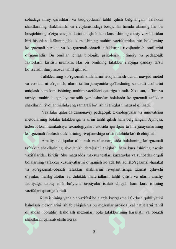 KO’RGAZMALI-HARAKAT VA KO’RGAZMALI-OBRAZLI TAFAKKUR 7