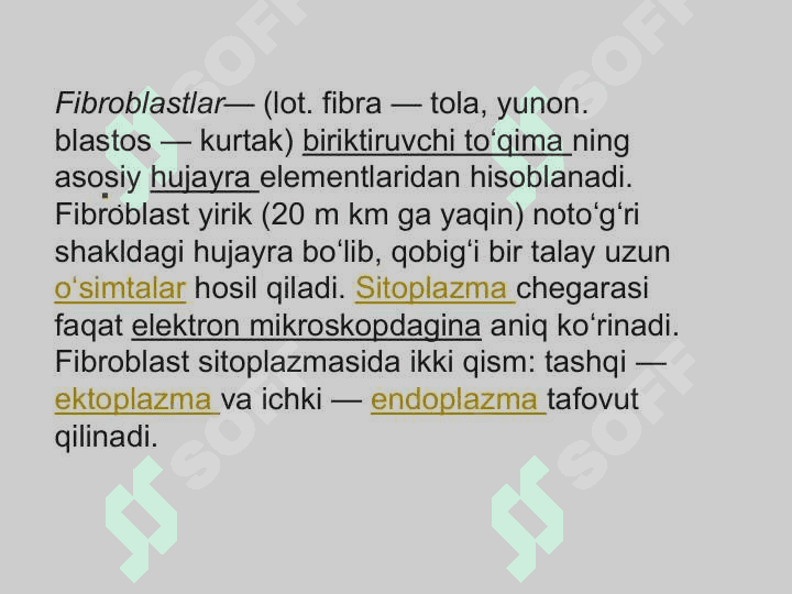 Mavzu:Fibroblastlarning jarohatning bitishi va chandiq hosil bo’lishidagi ro’li 2