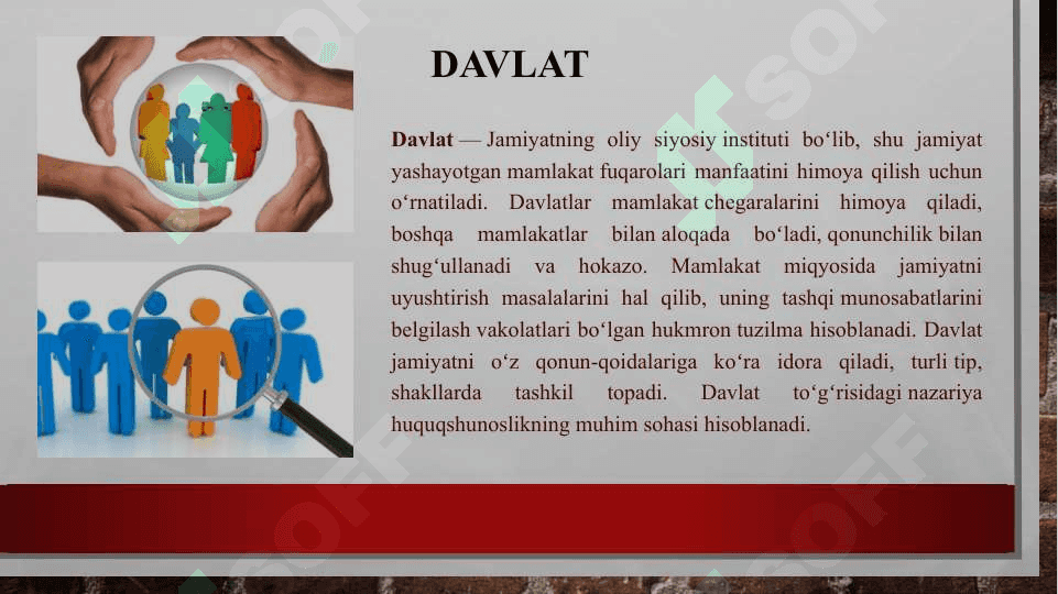 Ingliz faylasuflari (T. Gobbs va J. Lokk) erkinlik, huquq va davlatning o’zaro aloqadorligi haqida 2